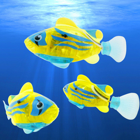 Интерактивная игрушка "Рыбка-робот" светящаяся ROBOFISH (Фиолетовый) - фото 8 - id-p69746305