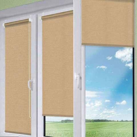 Шторы рулонные для декорации окна NURADIL SAUDA (40х180 см / Ванильный) - фото 2 - id-p69746419