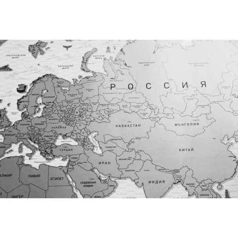 Скретч карта мира стираемая [58х82 см] (Серебряный) - фото 6 - id-p69746751