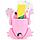 Держатель для зубных щёток и пасты «Весёлые зверушки» (Розовый с голубым / Черепашка), фото 3