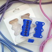Умные магниты для шнурков Magnetic Shoelaces (Синий / Для взрослых)