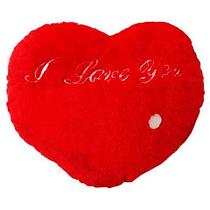 Подушка-игрушка сердце с подсветкой «I Love You»