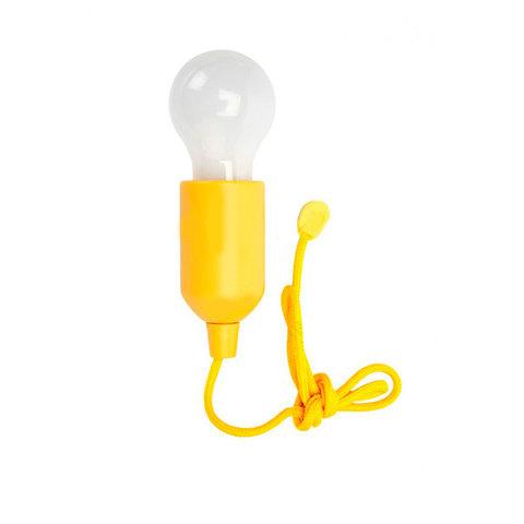 Светильник светодиодный беспроводной «Лампочка» на шнурке (Желтый) - фото 2 - id-p69747220