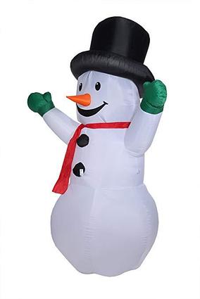 Надувная Новогодняя Фигура Снеговик 180 см
