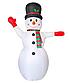 Надувная Новогодняя Фигура Снеговик 180 см, фото 4