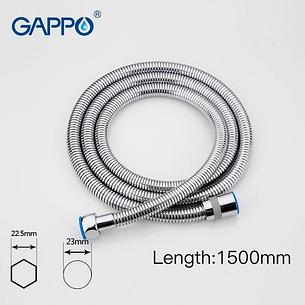Gappo G43 Шланг для душа усиленный в двойной оплетке 150 см, фото 2