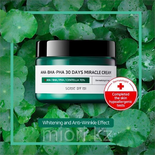 Восстанавливающий крем для проблемной кожи Some By Mi AHA-BHA-PHA 30 Days Miracle Cream - фото 3 - id-p69756583