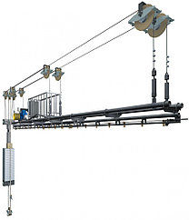 Механизм антрактно-раздвижного занавеса