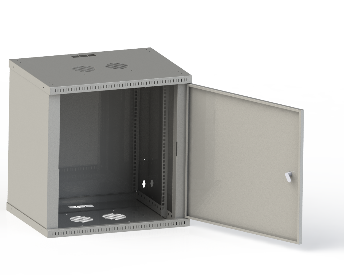 Шкаф серверный (телекоммуникационный) EcoNet-9U-600-450 (дверь перфорированная или металическая) - фото 3 - id-p69775563