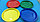 Тарелка одноразовая цветная 210 мм 5 шт/уп Sherdin, фото 4