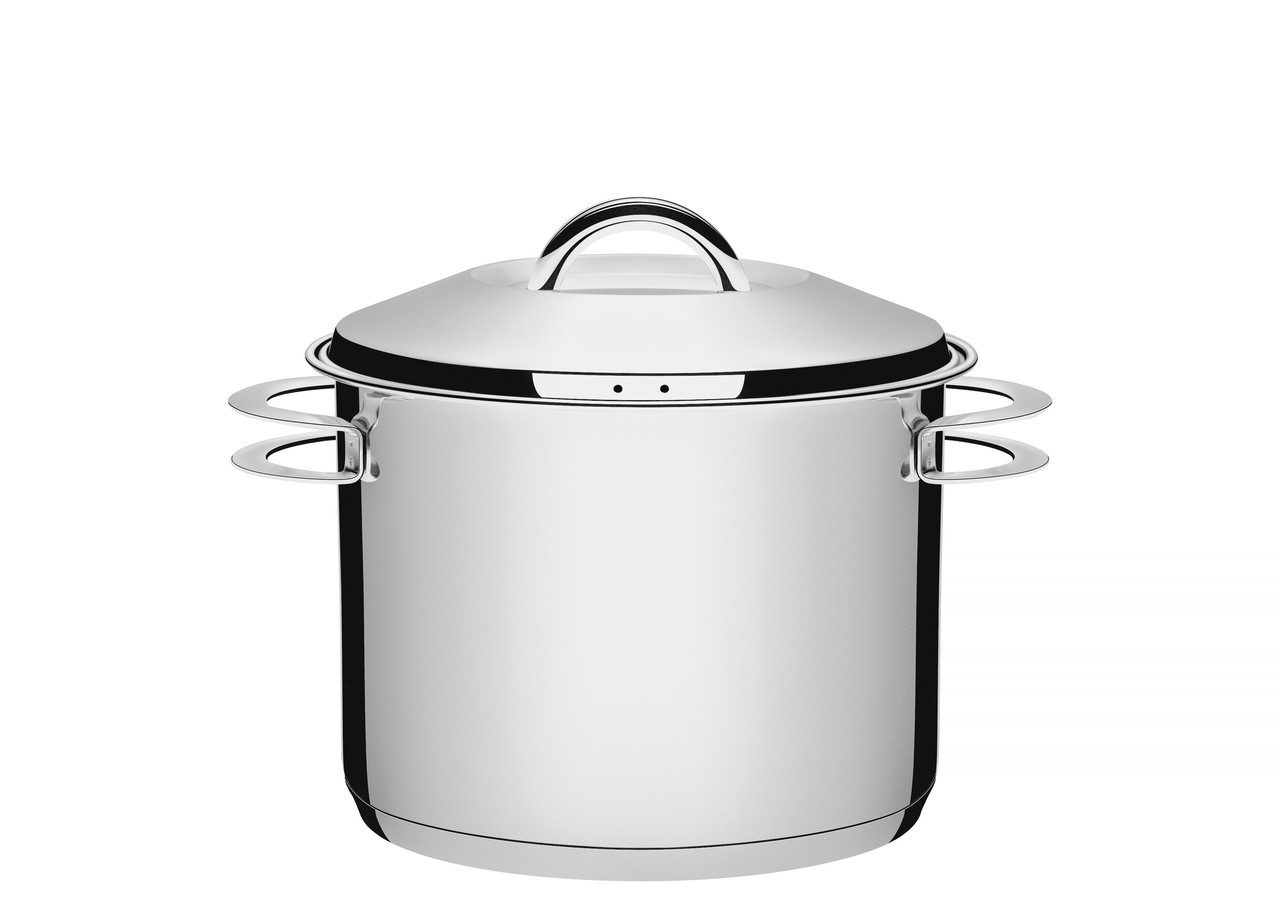 Кастрюля стальная 24см 9,6л  Solar Tramontina