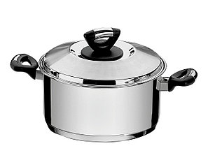 Кастрюля стальная 28см 8,3л Solar Вaquelite Tramontina