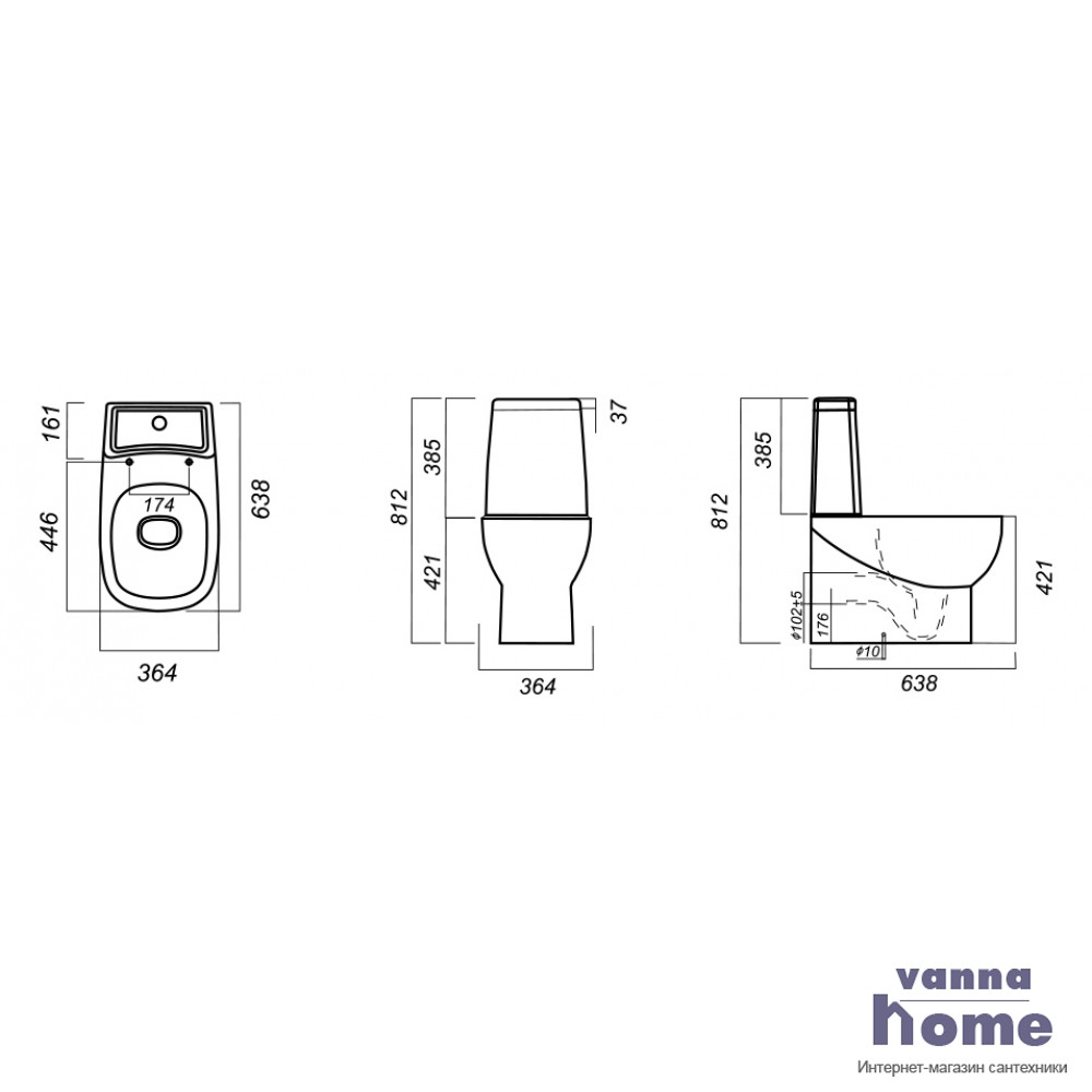 SANITA LUXE Унитаз компакт Infinity SL DM (2х реж.арм GEBERIT, дюропласт, soft close, clip up) INFSLCC01040522 - фото 3 - id-p69777086