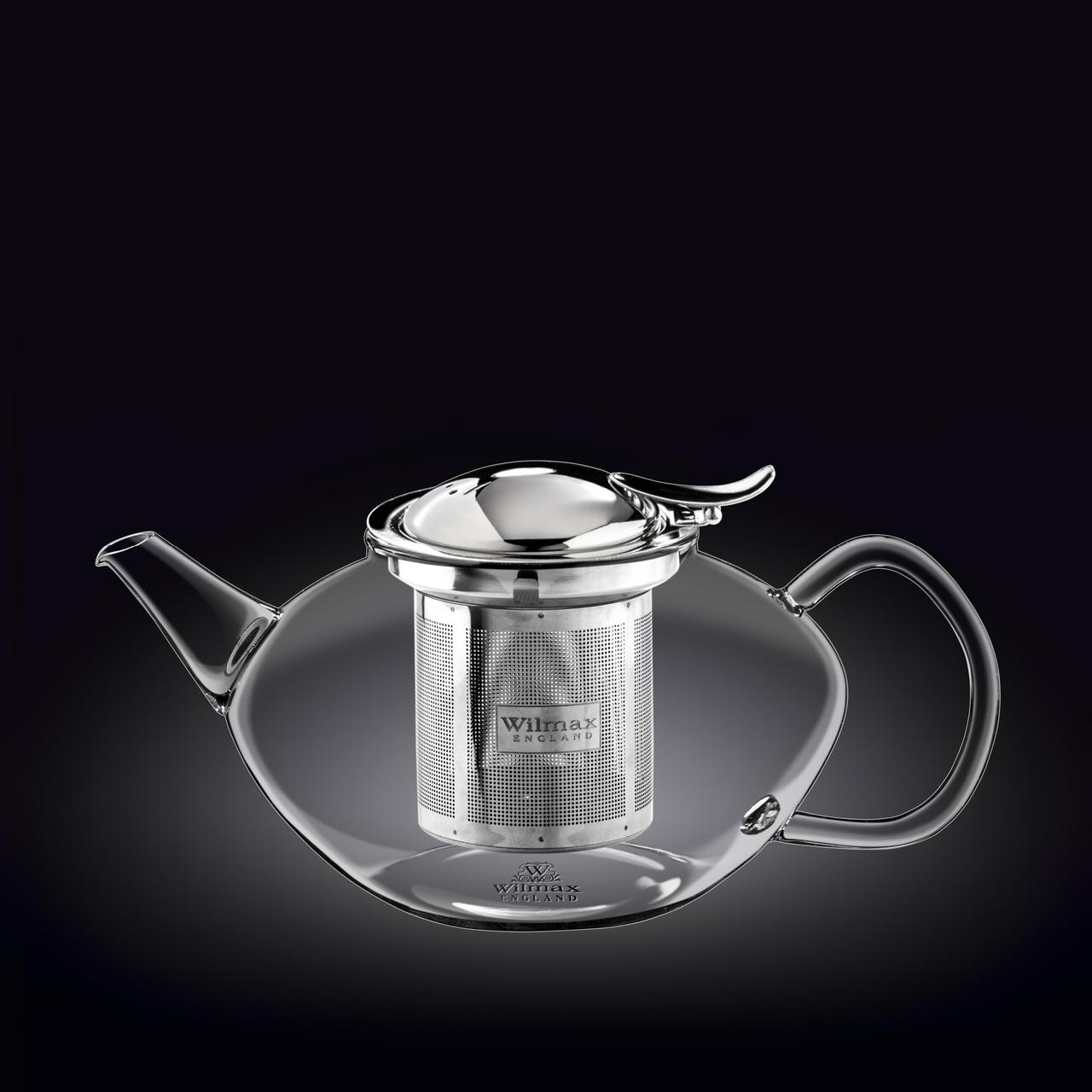 Заварочный чайник с ситечком 1050 мл Wilmax Thermo Glass (888805) - фото 2 - id-p66299227