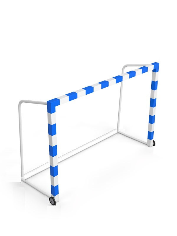 Ворота минифутбольные передвижные с противовесом 80*80 KZ