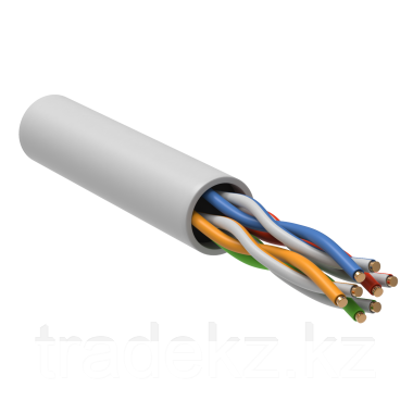 ITK BC1-C5E04-128-305-G кабель витая пара U/UTP кат.5E 24AWG, 4 пары LSZH INDOOR 1м белый (305 м)