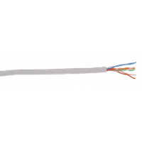 ITK LC1-C5E04-121-100 кабель витая пара U/UTP кат.5E 4x2х24AWG solid LSZH нг(А)-HF серый (100 м)