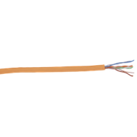 ITK LC1-C5E04-127 кабель витая пара U/UTP кат.5E 4x2х24AWG solid LSZH нг(А)-HF оранжевый (305 м)