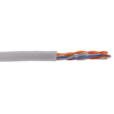 ITK LC2-C5E04-111 кабель витая пара U/UTP кат.5E 4х2х24AWG PATCH серый (500 м)
