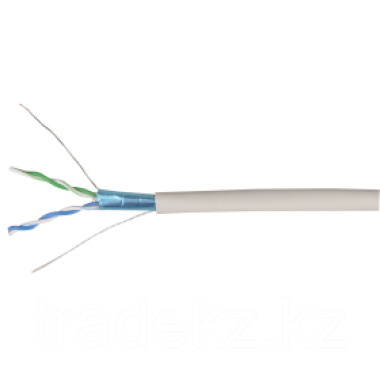 ITK BC1-C5E02-328 кабель связи витая пара ШПД F/UTP кат.5E 24AWG, 2 пары solid LSZH белый (500 м), фото 2