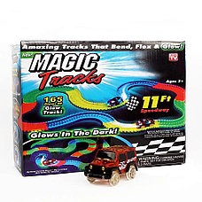 Детская игрушечная дорога Magic Tracks 165 деталей + машинка, фото 2
