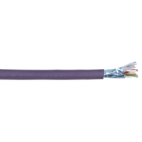 ITK LC1-C604-326 кабель витая пара F/UTP кат.6 4х2х23AWG solid LSZH нг(А)-HF фиолетовый (305 м)