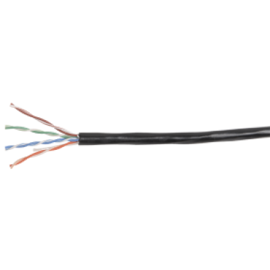 ITK BC3-C5E04-139-100 кабель связи витая пара ШПД U/UTP кат.5E, 4 пары LDPE черный (100 м), фото 2