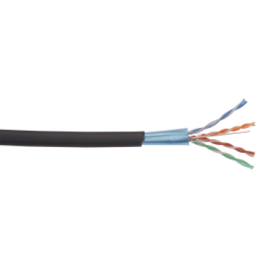 ITK LC3-C5E04-339 кабель витая пара F/UTP кат.5E 4х2х24AWG solid LDPE черный (305 м), фото 2