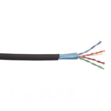 ITK LC3-C604-339 кабель витая пара F/UTP кат.6 4х2х23AWG solid LDPE черный (305 м)