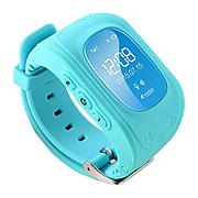 Детские смарт-часы Q50 с GPS, цвет голубой