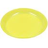 Пластиковая желтая тарелка диаметр 165мм