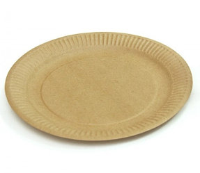 Бумажная крафт тарелка Eco Plate 180мм