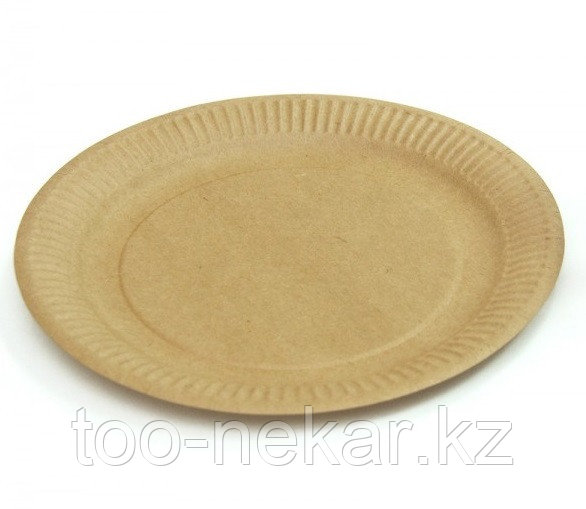Бумажная крафт тарелка Eco Plate 230мм