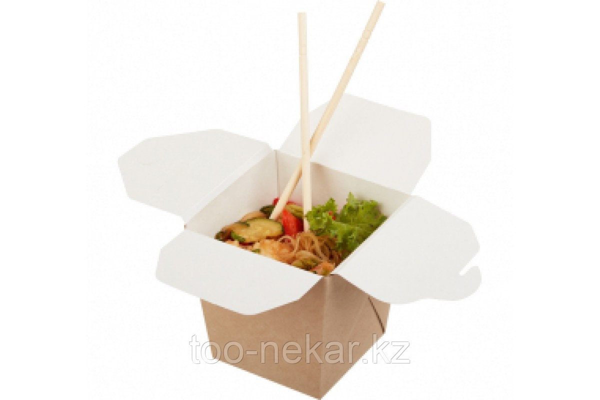 Коробка для wok лапши EcoNoodles 560мл, 75х75х100мм