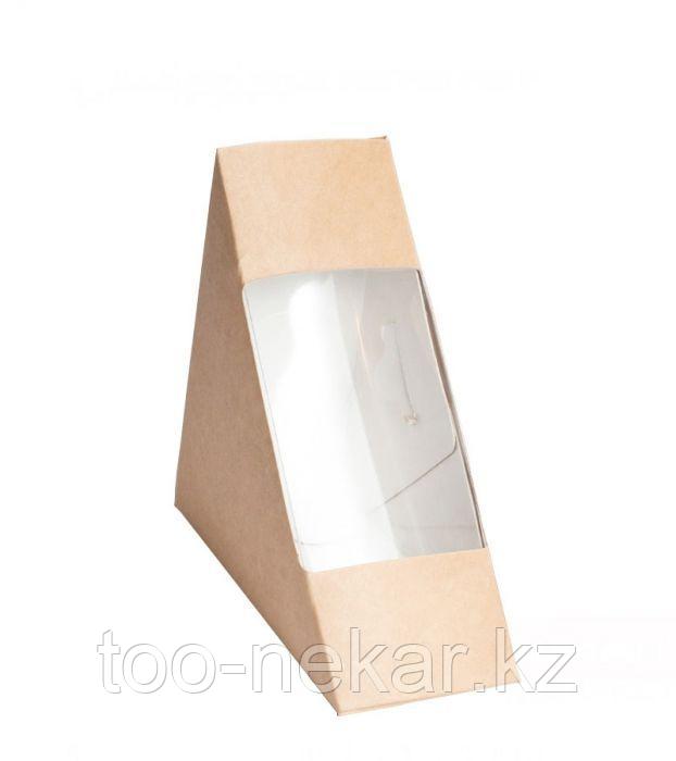 Коробка для сендвичей EcoSandwich 130х130х40мм - фото 1 - id-p69781562