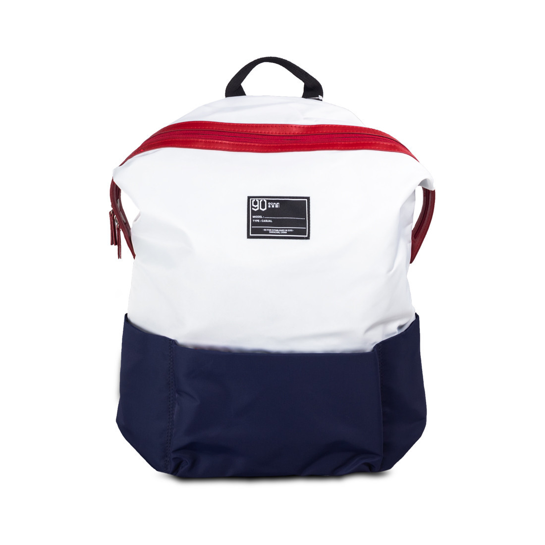 Рюкзак, Xiaomi 90 Points, Lecturer Leisure Backpack Бело-Синий (6971732586039)
