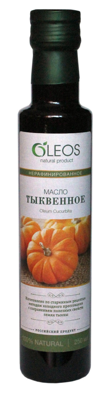 Тыквенное масло олеос 250 мл