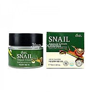 Крем для лица против морщин с улиткой Ekel Snail Ampule Cream