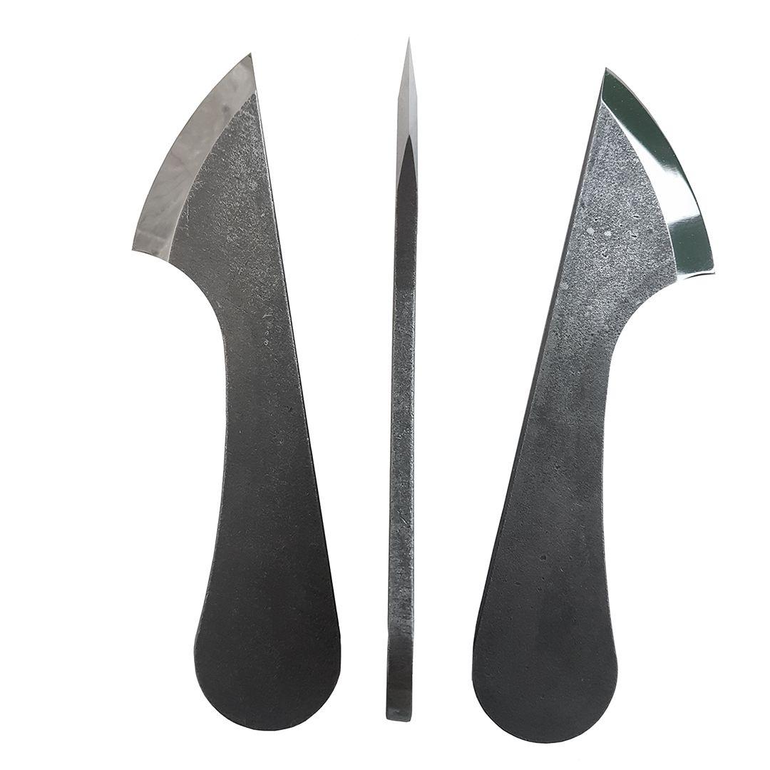 Нож ремесленный ПЕТРОГРАДЪ, римский тип, 200мм, двусторонняя заточка