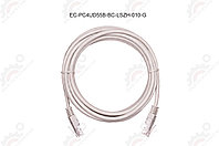 Шнур U/UTP 4 пары, Кат.5e, 2хRJ45/8P8C, T568B, медный, LSZH, серый, 1м. EC-PC4UD55B-BC-LSZH-010-G Шнур U/UTP 4 пары, Кат.5e, 2хRJ45/8P8C, T568B, медный, LSZH, серый, 1м.