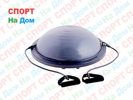 Полусфера гимнастическая серый для BOSU (диаметр 59 см) - фото 1 - id-p69180569