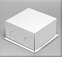 Коробка Pasticciere 300х300х190мм XW 190 "Хром Эрзац", белый, 100 шт