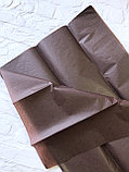 Упаковочная бумага Тишью - коричневая, фото 2