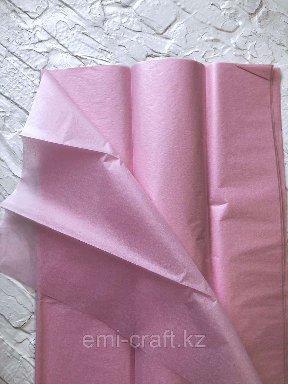Упаковочная бумага Тишью - светло розовая