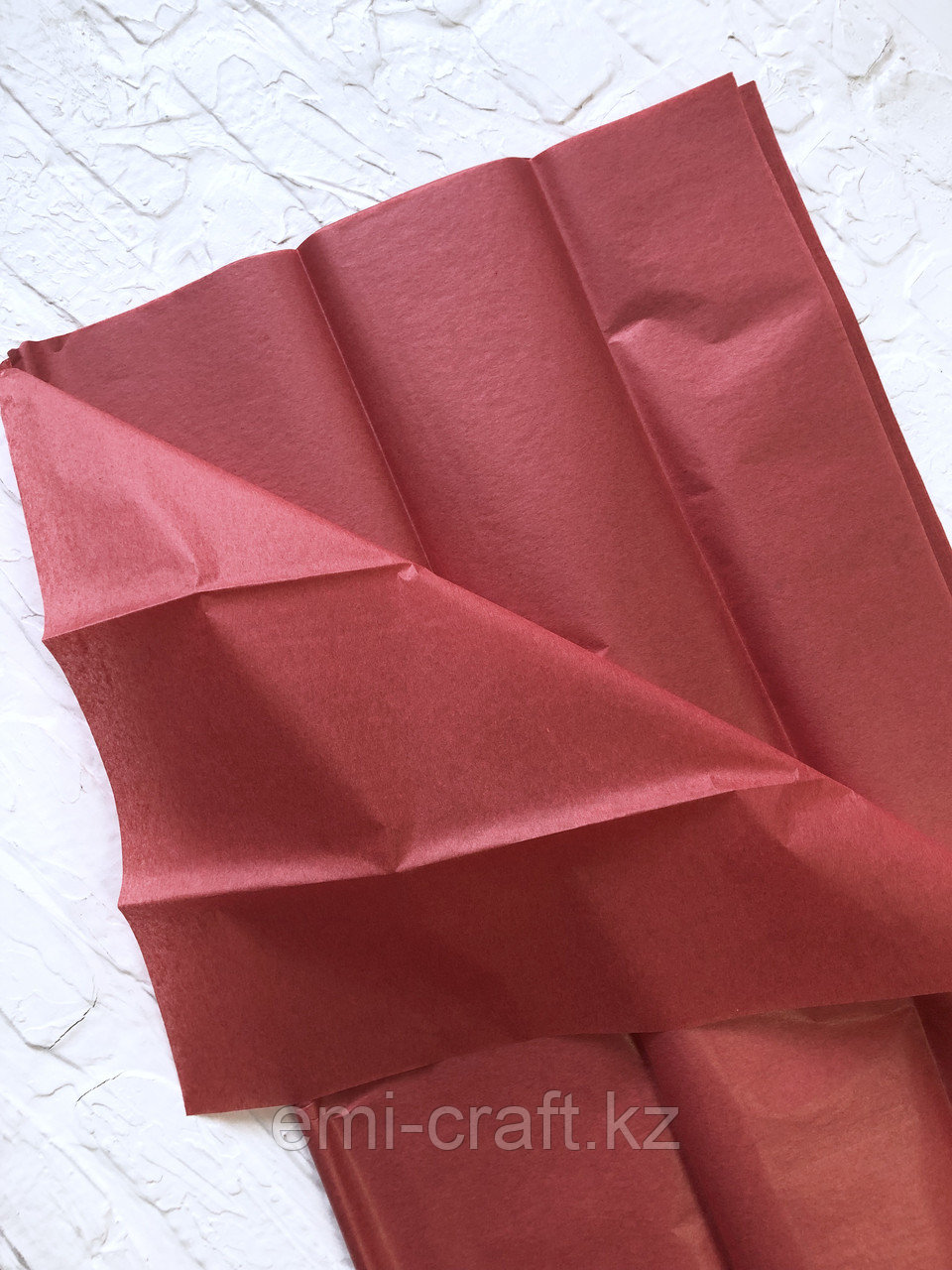 Упаковочная бумага Тишью - красная