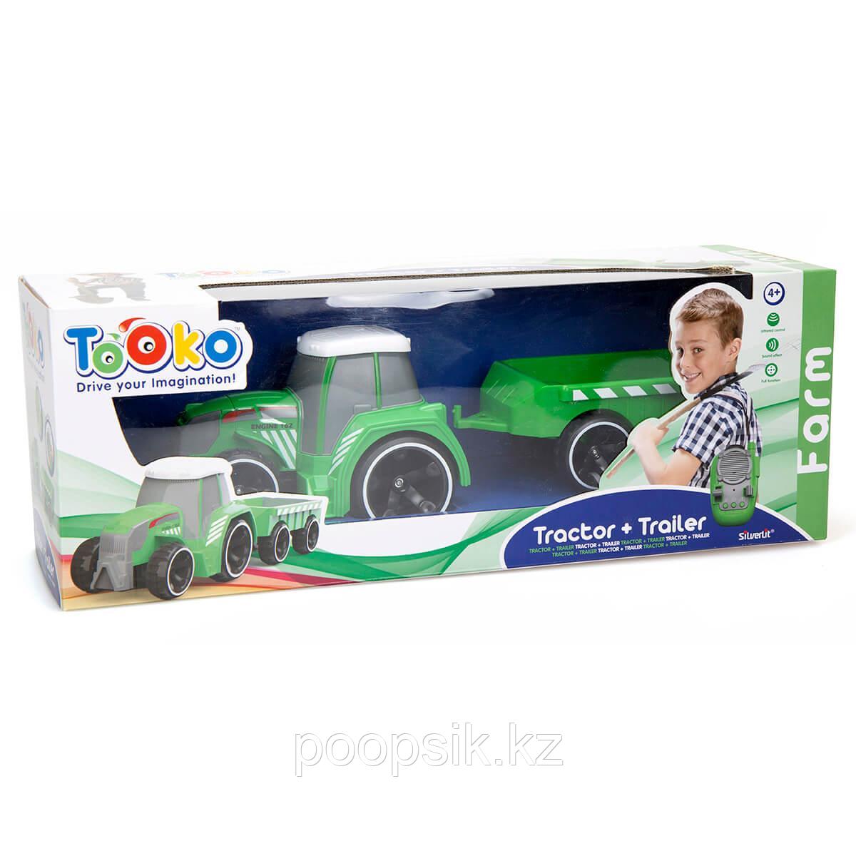 Трактор Tooko на ИК, с прицепом 81490