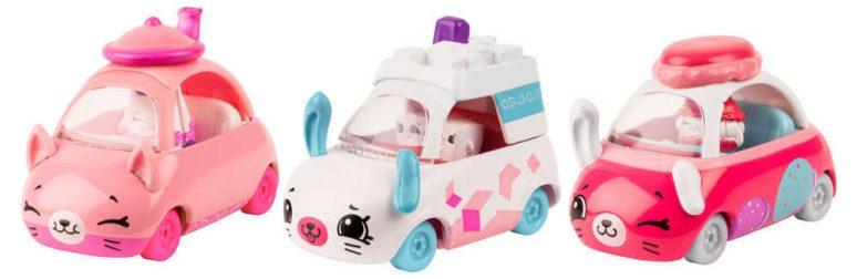Три Машинки Cutie Cars с мини-фигурками Shopkins (3 сезон, в асс.)