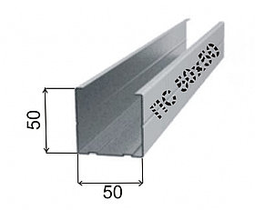Профиль перегородочный 50*50 0,6мм