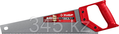 Ножовка универсальная (пила) "ТАЙГА-7" 400мм,7TPI, закаленный зуб, рез вдоль и поперек волокон., фото 2