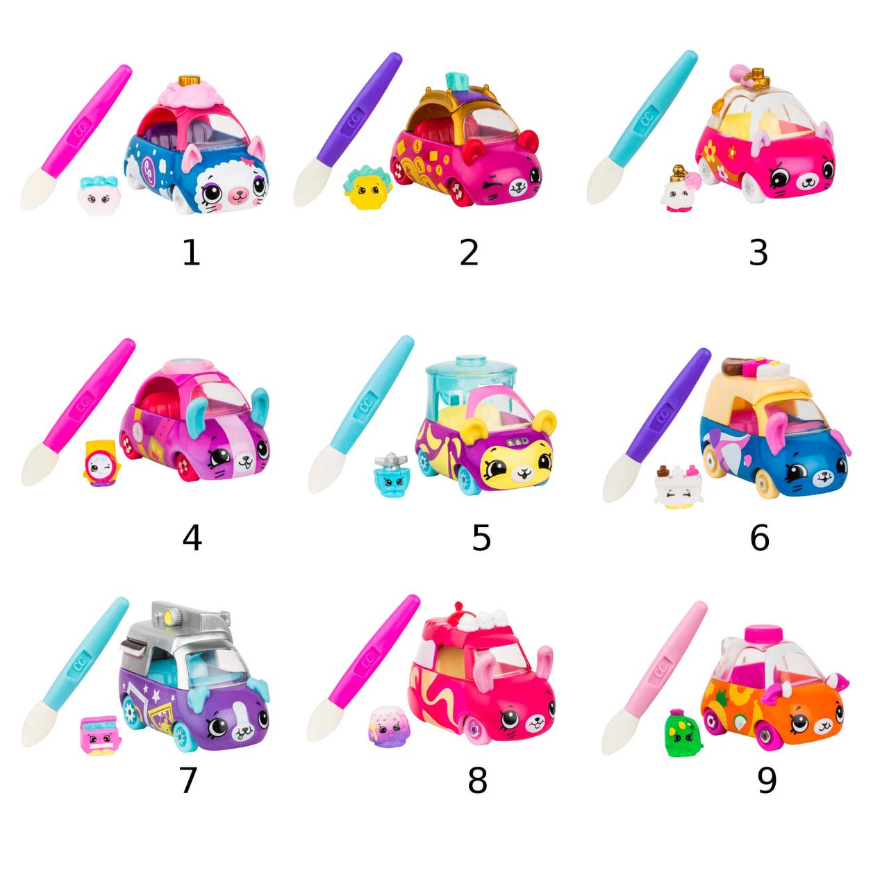 Машинка Cutie Car меняющая цвет с кисточкой (3 сезон, в асс.)